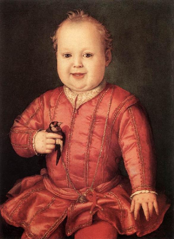 BRONZINO, Agnolo Portrait of Giovanni de Medici oil painting picture